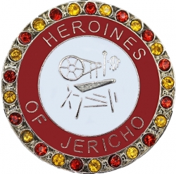 View Product Detials For The Heroines of Jericho Single Snap Button with Crystals