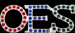 View Buying Options For The Order Of The Eastern Star Austrian Crystal Lapel Pin