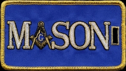 View Buying Options For The Mason Symbol In Letters Luggage Tag