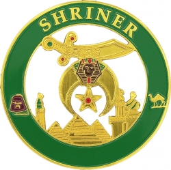 View Buying Options For The Shriner Cut Out Heavy Weight Car Emblem