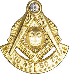 View Buying Options For The Past Master Mason Stone Small Lapel Pin