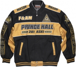 View Buying Options For The Big Boy Prince Hall Mason Divine S7 Mens Twill Racing Jacket