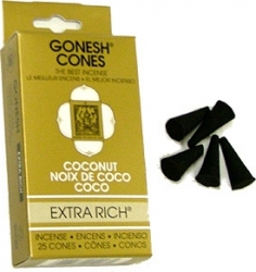 View Buying Options For The Gonesh Cones Coconut Incense Cones [Pre-Pack]