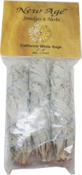 View Buying Options For The New Age White Sage Mini Packaged Smudge Bundles [Pre-Pack]