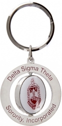 View Product Detials For The Delta Sigma Theta Spinner Key Ring