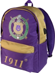 View Buying Options For The Omega Psi Phi USB Port Backpack