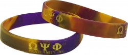 View Buying Options For The Omega Psi Phi Tie-Dye Silicone Wristband [Pre-Pack]