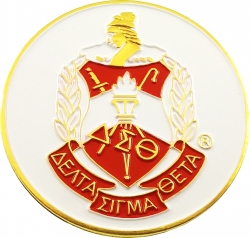 View Buying Options For The Delta Sigma Theta Classic Round Car Badge