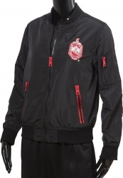 View Buying Options For The Delta Sigma Theta Satin Ladies Bomber Jacket