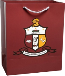 View Product Detials For The Kappa Alpha Psi Medium Paper Gift Bag