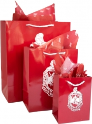 View Buying Options For The Delta Sigma Theta Crest Paper Gift Bag Set [Pre-Pack]