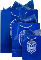View Buying Options For The Zeta Phi Beta Crest Paper Gift Bag Set [Pre-Pack]