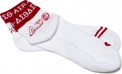 View Product Detials For The Delta Sigma Theta Bootie Socks