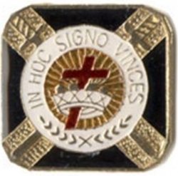 View Buying Options For The Knights Templar Square Lapel Pin