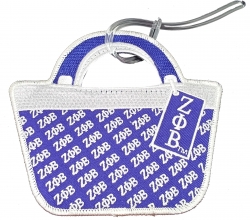 View Buying Options For The Zeta Phi Beta Purse Shaped Luggage Tag