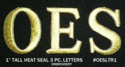 View Buying Options For The Eastern Star Iron-On Patch Set
