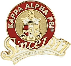 View Product Detials For The Kappa Alpha Psi Fraternity Inc. Since 1911 Lapel Pin