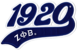 View Buying Options For The Zeta Phi Beta 1920 Athletic Tail Twill Iron-On Patch