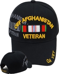 View Product Detials For The OEF Afghanistan Veteran Ribbon Shadow Mens Cap