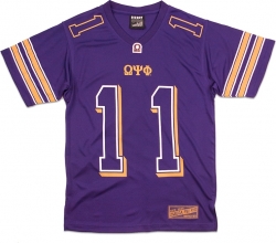 View Buying Options For The Big Boy Omega Psi Phi Divine 9 Mens Football Jersey Tee