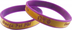 View Buying Options For The Omega Psi Phi 2-Tone Color Silicone Bracelet [Pre-Pack]