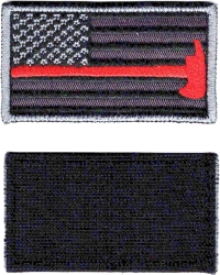 View Buying Options For The Thin Red Line US Flag Fire Fighter Axe Hook And Loop Patch [Pre-Pack]