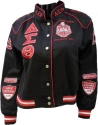 Buffalo Dallas Delta Sigma Theta Sorority Ladies Racing Twill Jacket ...