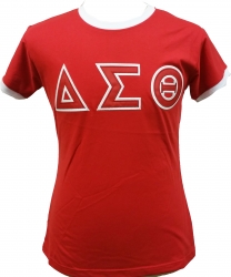 View Buying Options For The Buffalo Dallas Delta Sigma Theta Ringer T-Shirt