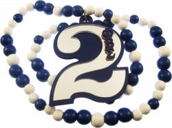 View Buying Options For The Phi Beta Sigma Wood Color Bead Tiki Line #2 Medallion