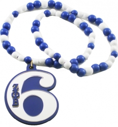 View Buying Options For The Zeta Phi Beta Wood Color Bead Tiki Line #6 Medallion