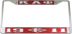 View Buying Options For The Kappa Alpha Psi 1911 Diamond License Plate Frame