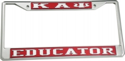 View Buying Options For The Kappa Alpha Psi Educator License Plate Frame