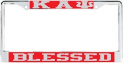 View Buying Options For The Kappa Alpha Psi Blessed License Plate Frame