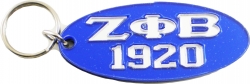 View Buying Options For The Zeta Phi Beta 1920 Oval Key Chain