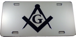 View Buying Options For The Mason Symbol Mirror License Plate