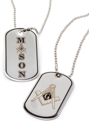 View Buying Options For The Mason Epoxy Coated Double Sided Dog Tag