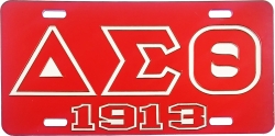 View Buying Options For The Delta Sigma Theta 1913 Outline Mirror License Plate
