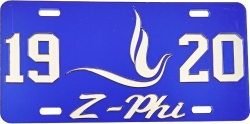 View Buying Options For The Zeta Phi Beta 1920 Dove Z-Phi Mirror License Plate