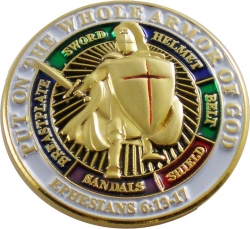 View Buying Options For The Eagle Crest Put On The Whole Armor of God Lapel Pin [Pre-Pack]