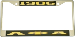 View Buying Options For The Alpha Phi Alpha 1906 Big Letter License Plate Frame