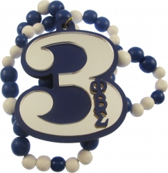 View Buying Options For The Phi Beta Sigma Wood Color Bead Tiki Line #3 Medallion