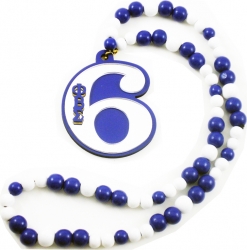 View Buying Options For The Phi Beta Sigma Wood Color Bead Tiki Line #6 Medallion