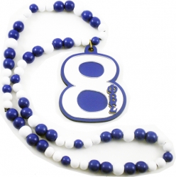 View Buying Options For The Phi Beta Sigma Line #8 Mirror Wood Color Bead Tiki Necklace