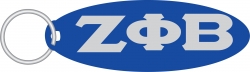 View Buying Options For The Zeta Phi Beta Oval Key Chain