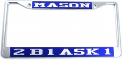 View Buying Options For The Mason 2B1 ASK1 License Plate Frame