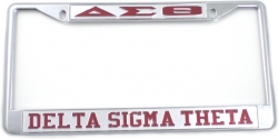 View Buying Options For The Delta Sigma Theta Classic License Plate Frame