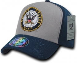 View Buying Options For The RapDom Navy Flex Mens Fitted Cap