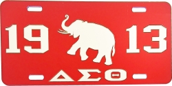 View Buying Options For The Delta Sigma Theta 1913 Elephant Mirror License Plate