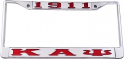 View Buying Options For The Kappa Alpha Psi 1911 Big Letter License Plate Frame