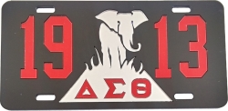 View Buying Options For The Delta Sigma Theta 1913 Elephant Burning Sands Mirror License Plate